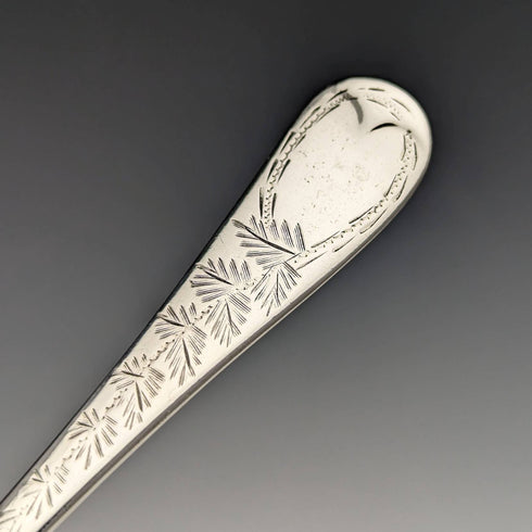 1895 年左右英國古董鍍銀 Crisling 餐具套裝含亨利·阿特金盒